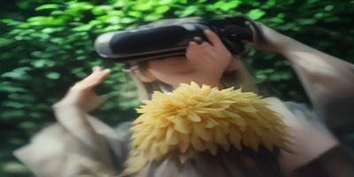 电车之狼VR版游玩场景，玩家佩戴VR头显体验电车车厢沉浸感，薄荷绿光效营造科技感